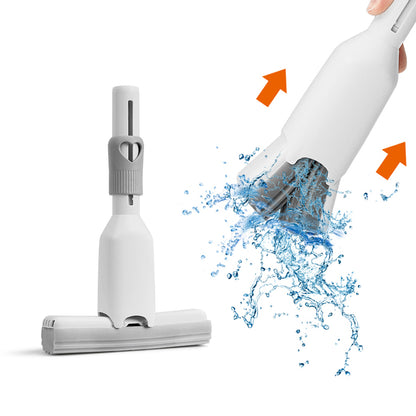 Foldable Mini Mop | Portable Cleaner for Wet & Dry Use