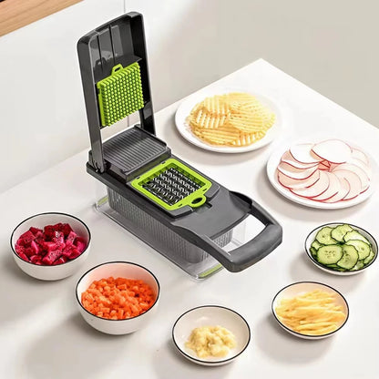 Multifunctional Vegetable Chopper Onion Chopper Handle Food Grate Food Chopper Kitchen tools Vegetable Slicer Dicer Cut