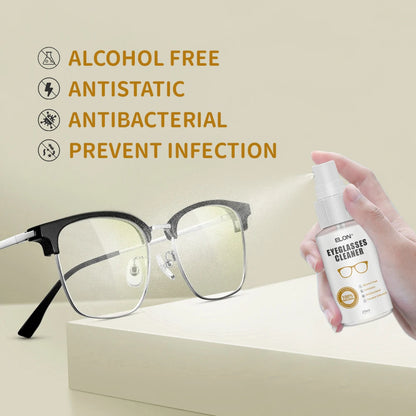 Glasses Cleaning Kit | Eyeglasses Lens Care Tool with Microfiber Cloth & Screwdriver