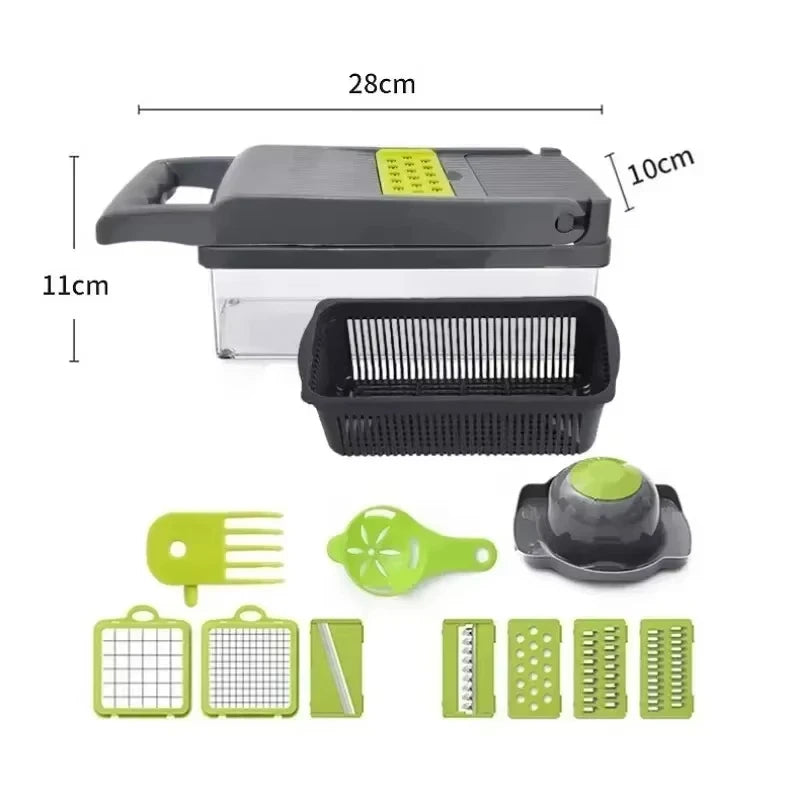 Multifunctional Vegetable Chopper Onion Chopper Handle Food Grate Food Chopper Kitchen tools Vegetable Slicer Dicer Cut