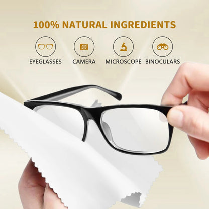 Glasses Cleaning Kit | Eyeglasses Lens Care Tool with Microfiber Cloth & Screwdriver