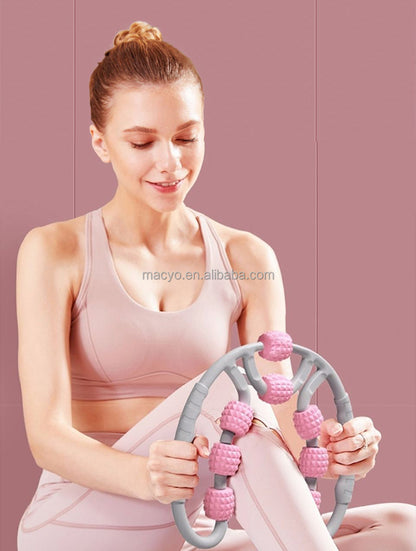 9-Wheel Muscle Massager Roller