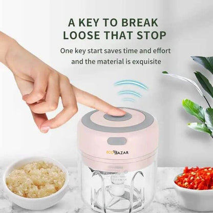 Mini Powerful Meat Grinder Hand-Power Food Chopper