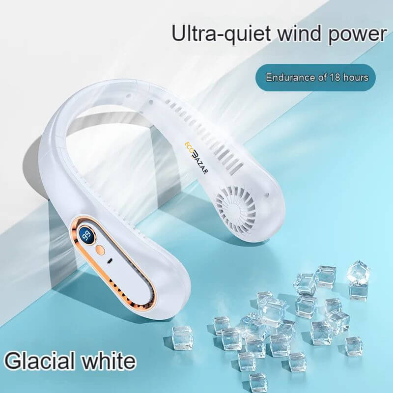 Neck Fan Portable neck fans rechargeable USB Cooling Fan Super Strong Hanging Neck Fan