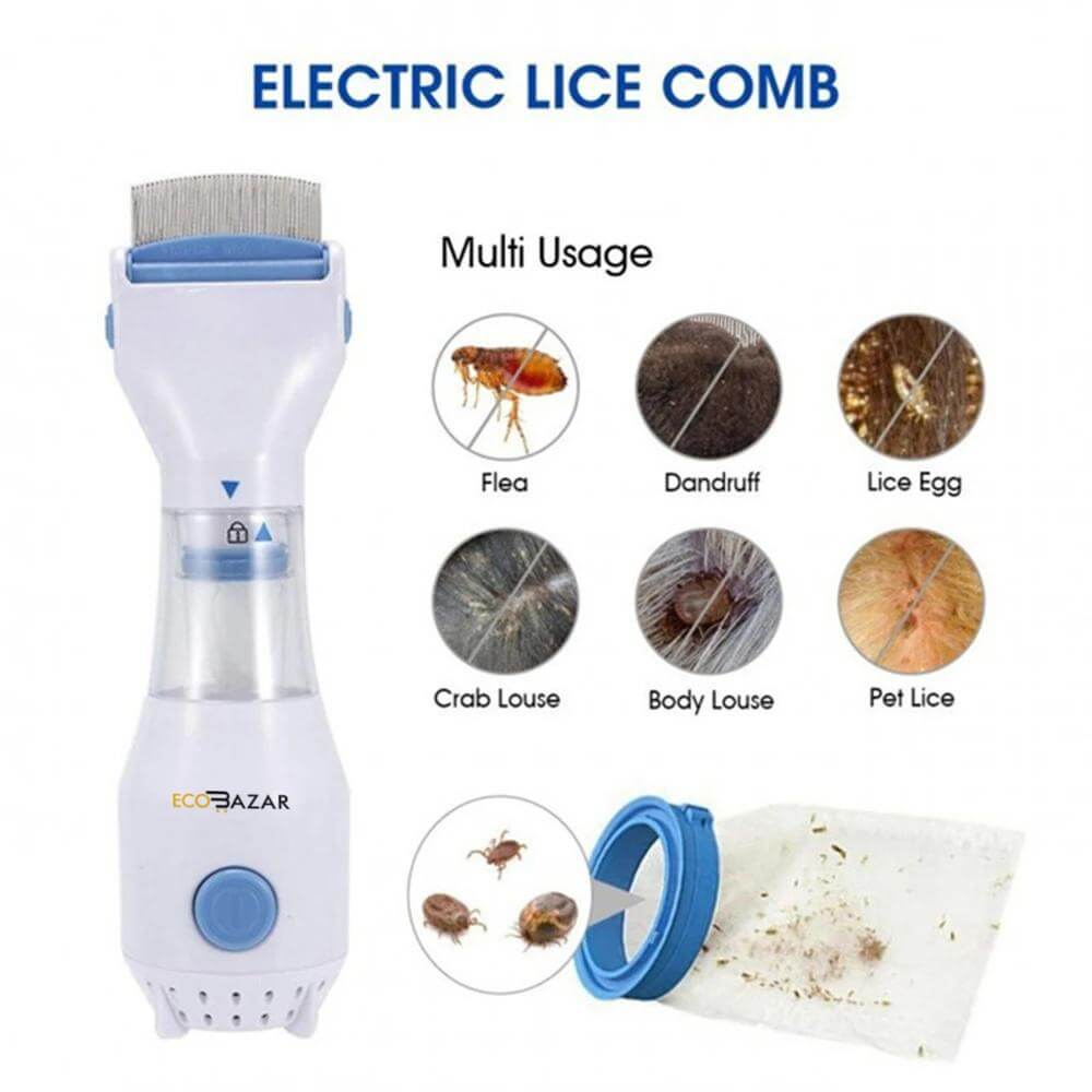 V Comb Electric Anti Lice Removal Machine