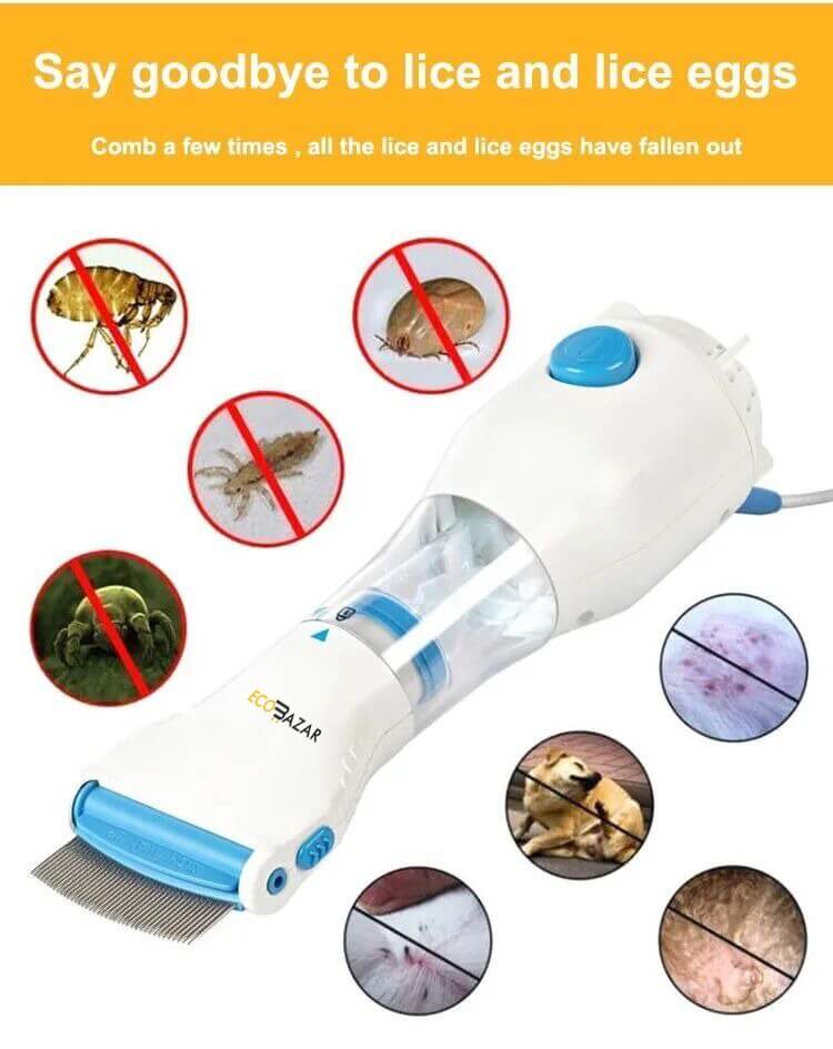 V Comb Electric Anti Lice Removal Machine