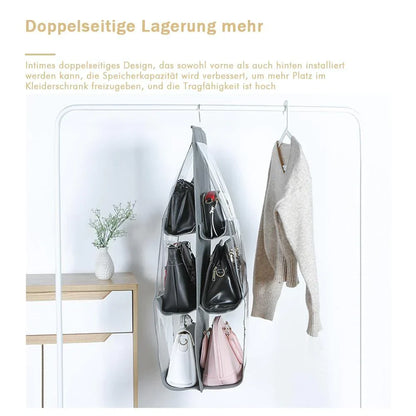 6-Pocket Foldable Hanging Handbag Organizer