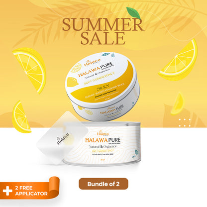 Halawa Pure Wax - 225g + Free Wax Applicator