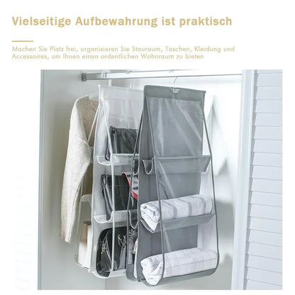 6-Pocket Foldable Hanging Handbag Organizer